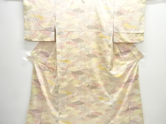JAPANESE KIMONO / KOMNO / CLOUD & ARABESQUE FLOWER 
